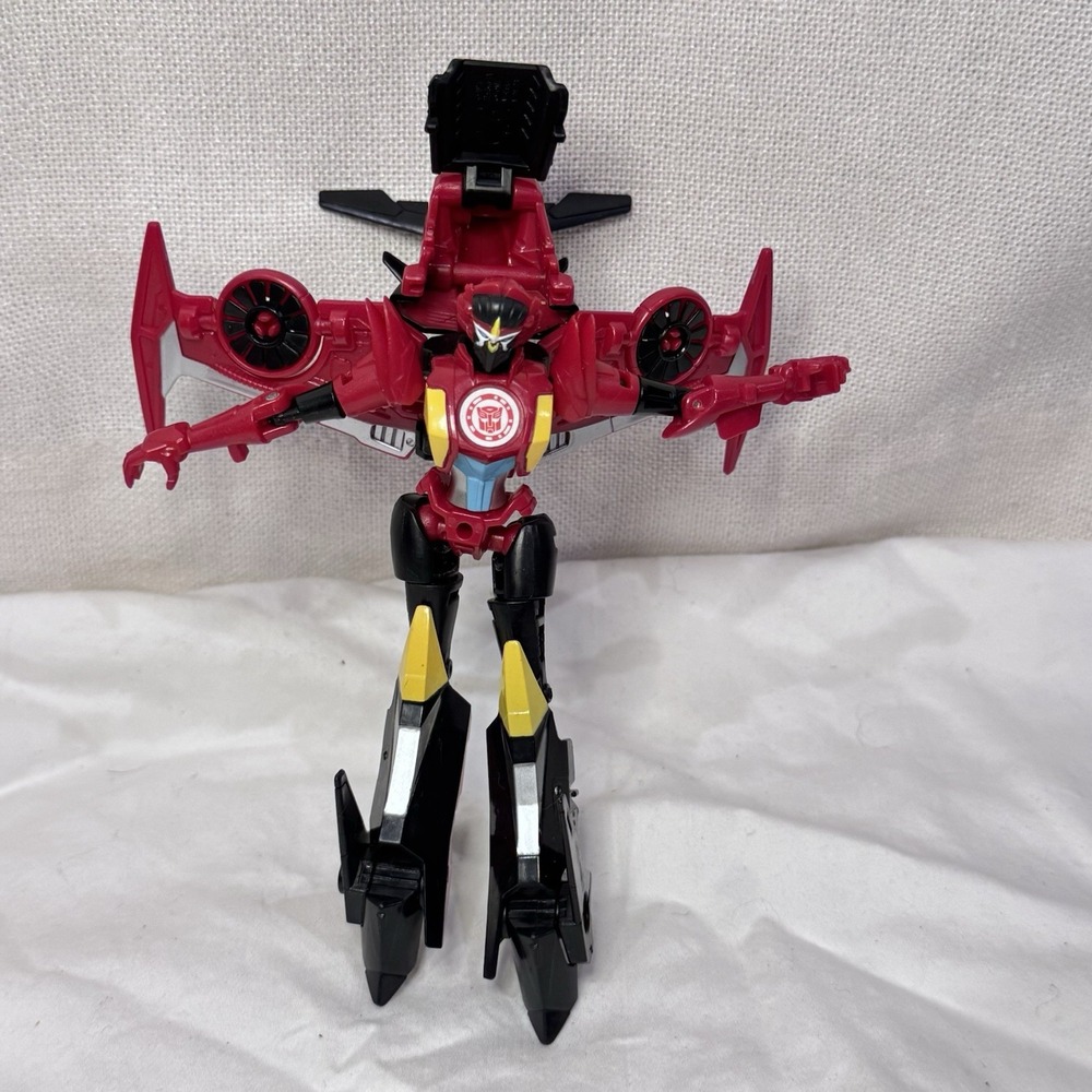 Transformers WINDBLADE RID Robots In Disguise Warrior Deluxe Figure Red Jet